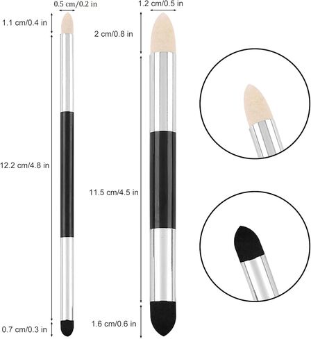 Artist Blending Sponge Pen, Double Headed Washable Sketch Rubbing Sponge Brush Sketch Wipe Drawing Blender Tool for Artist Student Sketch Drawing Correcting Lightening Highlight(4 PCS) in Kuwait