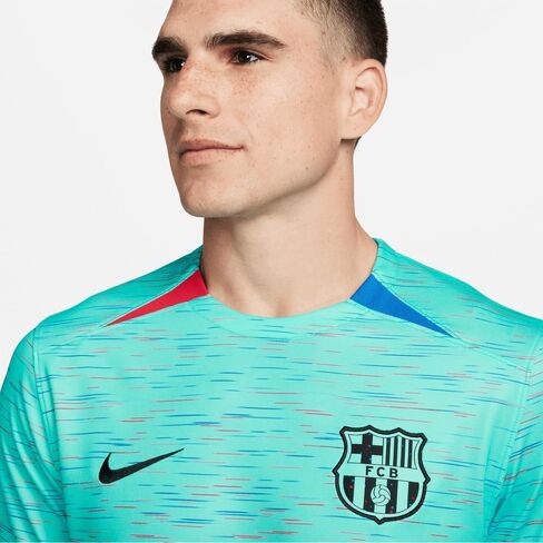 Nike 2023-2024 Barcelona Third Football Soccer T-Shirt Jersey Blue in Saudi Arabia
