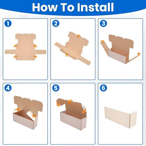 صندوق تخزين بطاقات التجارة HIMOMO، 4 عبوات عدد 700 صناديق تخزين البطاقات الرياضية، حافظات تخزين البطاقات المموجة من الورق المقوى، صندوق تجميع البطاقات للرافعات العلوية، تخزين البطاقات، جامع البطاقات الرياضية in Kuwait