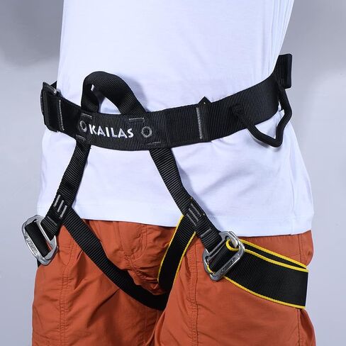 KAILAS Climbing Harness Rock Adjustable Half Body Safety Belt for Tree Climbing Outdoor Fire Rescuing Caving Rappelling Tree Protect Waist Safe Seat Belt Harness for Women Man in Kuwait