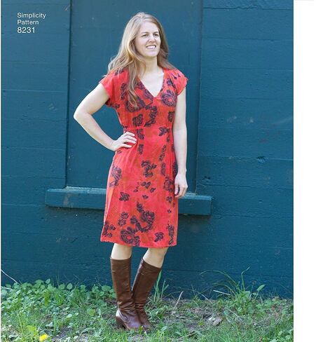 Simplicity 8231 Women's Summer Dress Sewing Pattern, 4 Styles, Sizes 14-22 in Saudi Arabia