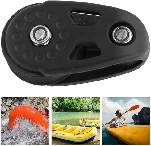 Znyo Plastic Kayak Pulley Block Sheave, Pulley Roller Smooth Steering Wheel 1PCS Wear-Resistant and Anti-Rust with Plastic for Kayak Canoe Marine Anchor Trolley in Saudi Arabia