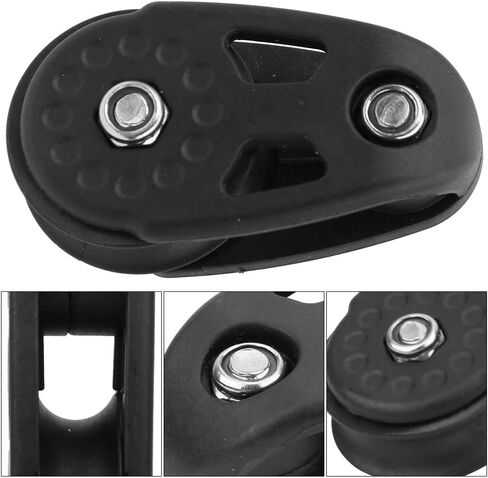 Znyo Plastic Kayak Pulley Block Sheave, Pulley Roller Smooth Steering Wheel 1PCS Wear-Resistant and Anti-Rust with Plastic for Kayak Canoe Marine Anchor Trolley in Saudi Arabia