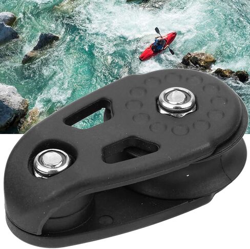 Znyo Plastic Kayak Pulley Block Sheave, Pulley Roller Smooth Steering Wheel 1PCS Wear-Resistant and Anti-Rust with Plastic for Kayak Canoe Marine Anchor Trolley in Saudi Arabia