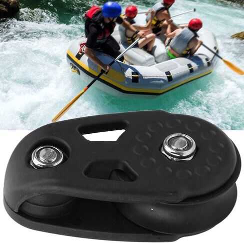 Znyo Plastic Kayak Pulley Block Sheave, Pulley Roller Smooth Steering Wheel 1PCS Wear-Resistant and Anti-Rust with Plastic for Kayak Canoe Marine Anchor Trolley in Saudi Arabia