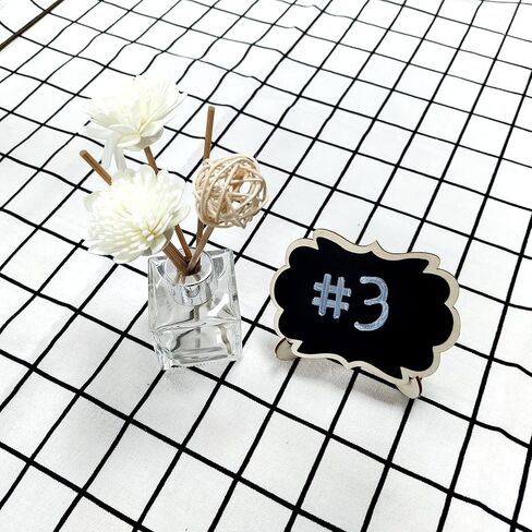 LNAUJS 9 قطع لافتات طباشير خشبية صغيرة، لافتات رسائل، لافتات طعام ولافتات زفاف، لوحة صغيرة على شكل سحابة مع أقلام طباشير بيضاء in Kuwait