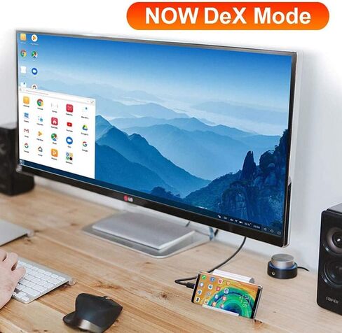 TSUPY USB C to VGA Cable, Type C Adapter VGA Display Cable USB-C(Thunderbolt 3) to VGA Cable 6 ft Compatible for MacBook Pro 2020,Surface Book 2,Galaxy S20 S10 and More USB C Devices in Kuwait