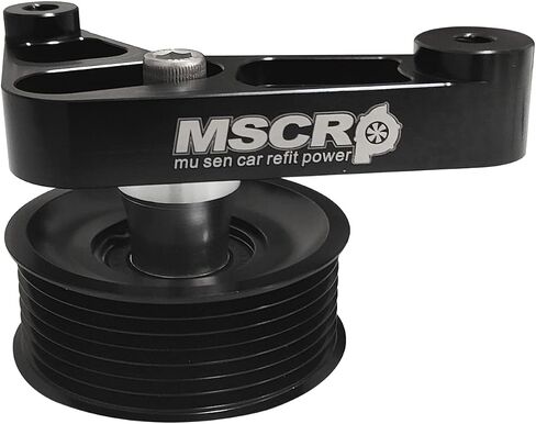 MSCRP K Series Swap Adjustable EP3 Idler Pulley Belt Kit for Honda Civic Integra Acura K20(1283 K20, BLACK) in Saudi Arabia