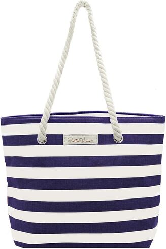 محفظة نبيذ بورتوفينو بيتش محفظة نبيذ الشاطئ محفظة/حقيبة نبيذ الشاطئ مع حجرة مخفية ومانعة للتسرب ومعزولة in Kuwait