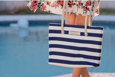 محفظة نبيذ بورتوفينو بيتش محفظة نبيذ الشاطئ محفظة/حقيبة نبيذ الشاطئ مع حجرة مخفية ومانعة للتسرب ومعزولة in Kuwait