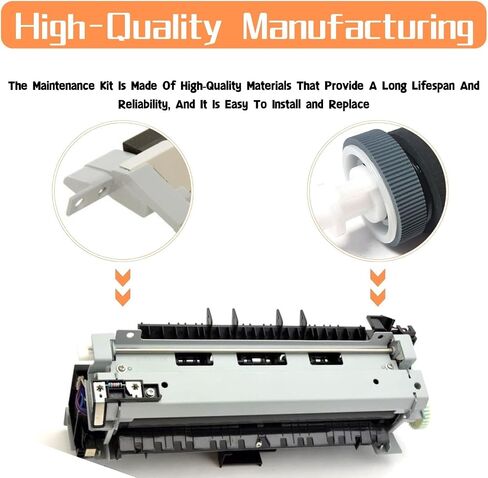 طقم صيانة CE525-67901 متوافق مع طابعات سلسلة Hp Laserjet Enterprise P3015 / P3015d / P3015dn / P3015n / P3015x بما في ذلك وحدة الصهر Rm1-6274 ووحدة الصهر 1/2/3 بكرات 110 فولت in Saudi Arabia