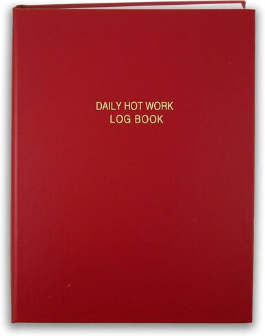 كتاب سجل حارس الحريق بعد ساعات من BookFactory/مراقبة الحريق، سجل فحص إشعار تقرير Fireguard كل ساعة - 168 صفحة، غطاء أحمر، قسم مخيط، 8 1/2 بوصة × 11 بوصة (LOG-168-7CS-LR (حارس النار)) in Saudi Arabia
