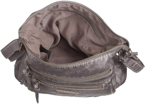 حقيبة يد ستون ماونتن سموكي ماونتن سوليد دلو مقاس واحد رمادي in Kuwait