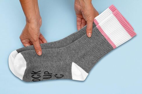 جوارب Lucky Transfer Knock Me Up Doc، هدية جوارب IVF للنساء مقاس 5.5-11، هدايا الحمل والأمومة IVF -A41 in Kuwait