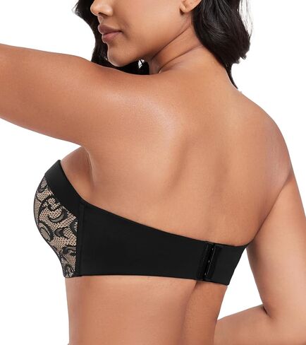 DotVol Women Hand Shape Custom Lift Invisible Wirefree Anti-Slip Strapless Push Up Bra in Kuwait