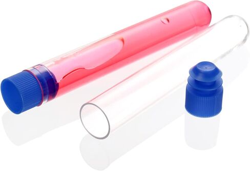 Coloch 200 Pack 10ML Plastic Test Tubes with Blue Caps, 16x100mm Clear Vials Container Sample Tubes for Scientific Experiments, Seed, Beads, Powder,Spice, Liquid, Party Supplies in Saudi Arabia