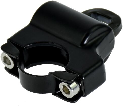Motorcycle Anti-Theft Helmet Lock Universal Fit for 7/8'' 22-25mm Tubings Black in Saudi Arabia