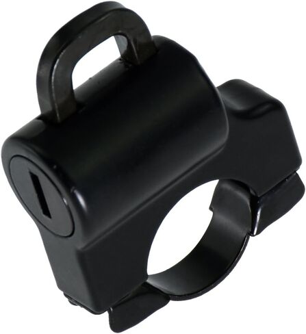 Motorcycle Anti-Theft Helmet Lock Universal Fit for 7/8'' 22-25mm Tubings Black in Saudi Arabia