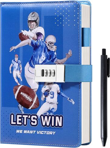 CAGIE Diary with Lock for Teens Who Like Science and Exploring, Gifts for Teen Girls and Boys 12-18 Securely Guard Secrets Journal with Lock, 5.5 x 8.1 Inch Refillable Diary with Pen in Kuwait