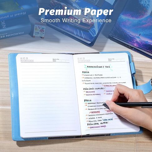 CAGIE Diary with Lock for Teens Who Like Science and Exploring, Gifts for Teen Girls and Boys 12-18 Securely Guard Secrets Journal with Lock, 5.5 x 8.1 Inch Refillable Diary with Pen in Kuwait