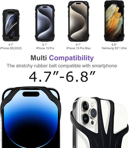 سوار ذراع JEMACHE للجري لهاتف iPhone 14 Pro Max، 13 12 11 XR SE، 6S 7 8 Plus، Samsung Galaxy S23 S22 S21 Ultra، Plus، حزام ذراع للهاتف الخلوي مع حامل Airpods (أسود) in Kuwait