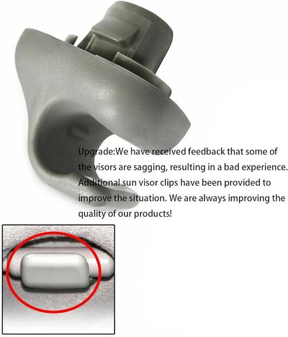 واقي الشمس من الجانب الأيسر للسائق من WEILEITE متوافق مع Honda Civic 2006-2011 EX LX Sedan SI Coupe يحل محل 83280-SNA-A01ZC (رمادي) in Kuwait