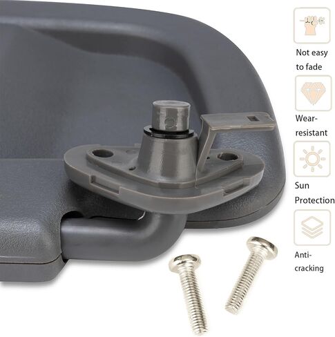 واقي الشمس من الجانب الأيسر للسائق من WEILEITE متوافق مع Honda Civic 2006-2011 EX LX Sedan SI Coupe يحل محل 83280-SNA-A01ZC (رمادي) in Kuwait