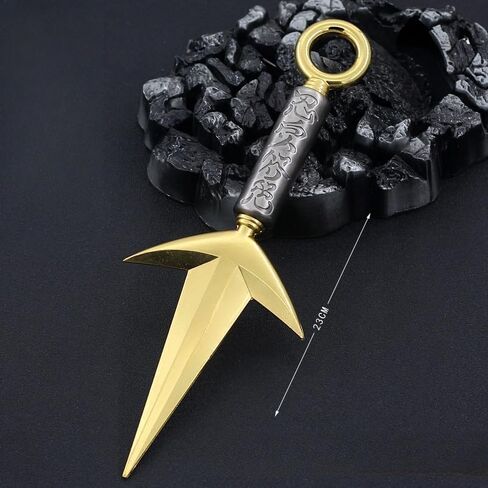 CKHOF 9.05 inches Minato Kunai real Uzumaki kakashi Namikaze kunai weapons minato costume Ninja Kunai models in Saudi Arabia