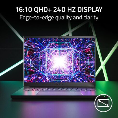 Razer Blade 14 Gaming Laptop: AMD Ryzen 9 7940HS CPU - NVIDIA GeForce RTX 4060 GPU - 14" 16:10 QHD+ 240Hz -16GB DDR5 RAM - 1TB SSD - Windows 11 - Vapor Chamber Cooling - Chroma RGB in Saudi Arabia