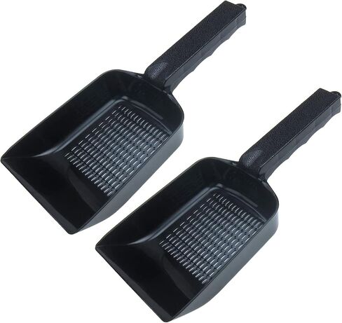 Hamiledyi Reptile Sand Substrate Scooper Plastic Fine Mesh Reptile Poop Shovel Terrarium Bedding Substrate Sifter Litter Cleaner Corner Scoop for Bearded Dragon Lizard Gecko Snakes Turtle(2 PCS) in Saudi Arabia