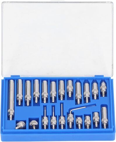 Threaded Point Tip Set, 22Pcs Dial Indicator Points Carbide Probe Test End Tips Indicator Accessory Set with Storage Box UNF 4‑48, Dial Indicators in Saudi Arabia