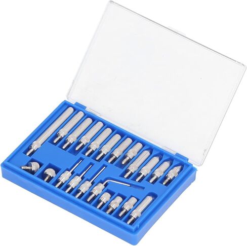 Threaded Point Tip Set, 22Pcs Dial Indicator Points Carbide Probe Test End Tips Indicator Accessory Set with Storage Box UNF 4‑48, Dial Indicators in Saudi Arabia