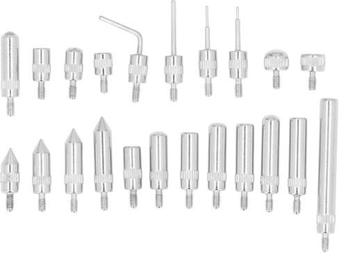 Threaded Point Tip Set, 22Pcs Dial Indicator Points Carbide Probe Test End Tips Indicator Accessory Set with Storage Box UNF 4‑48, Dial Indicators in Saudi Arabia