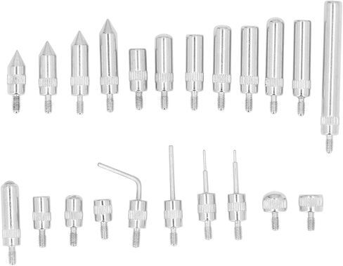 Threaded Point Tip Set, 22Pcs Dial Indicator Points Carbide Probe Test End Tips Indicator Accessory Set with Storage Box UNF 4‑48, Dial Indicators in Saudi Arabia