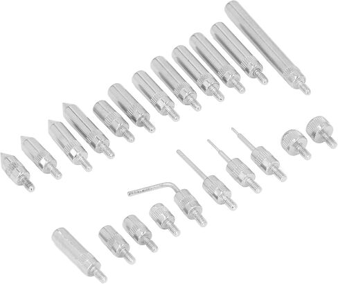 Threaded Point Tip Set, 22Pcs Dial Indicator Points Carbide Probe Test End Tips Indicator Accessory Set with Storage Box UNF 4‑48, Dial Indicators in Saudi Arabia