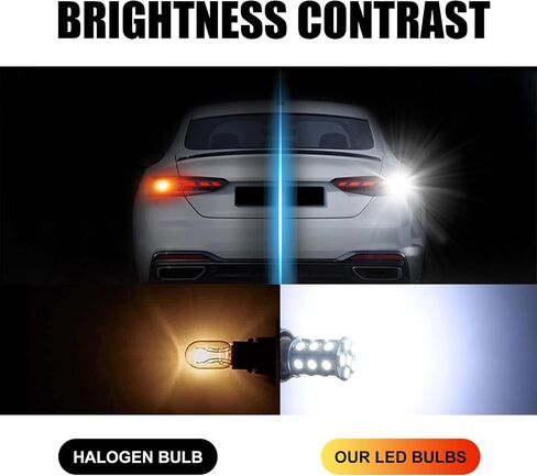 4 PCS Car 1156 LED Turn Signal Lights, 1.9 x 0.6 Single Contact 5050-18SMD 360 Degree Surround Lighting Bulb, Shock-resistant Energy-saving 80000H Bulb Replacement, Universal for Cars (Blue) in Saudi Arabia