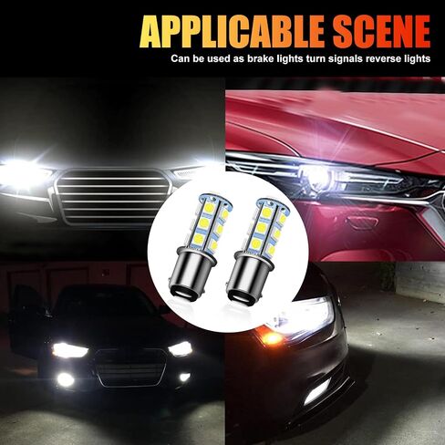4 PCS Car 1156 LED Turn Signal Lights, 1.9 x 0.6 Single Contact 5050-18SMD 360 Degree Surround Lighting Bulb, Shock-resistant Energy-saving 80000H Bulb Replacement, Universal for Cars (Blue) in Saudi Arabia