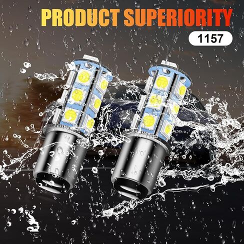 4 PCS Car 1156 LED Turn Signal Lights, 1.9 x 0.6 Single Contact 5050-18SMD 360 Degree Surround Lighting Bulb, Shock-resistant Energy-saving 80000H Bulb Replacement, Universal for Cars (Blue) in Saudi Arabia