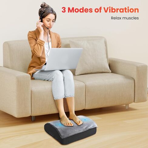 Heated Foot Rest for Under Desk at Work, Under Desk foot rest with Heat,Vibration Massage,Ergonomic foot stools for under office desk,Adjustable Foot stand for Back & Hip,Home,Office,Mother's Day Gift in Saudi Arabia