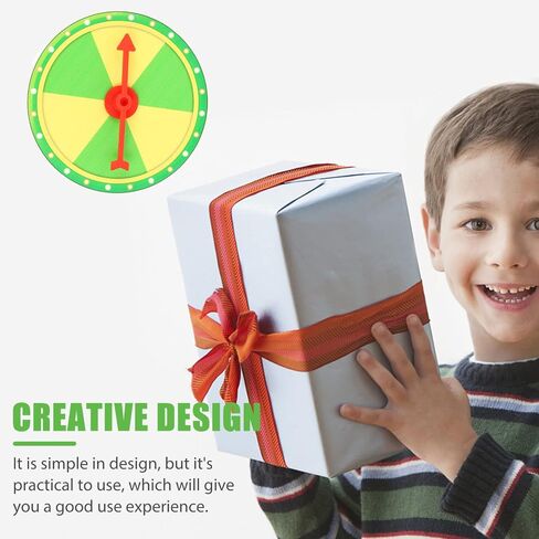Toyvian Wheel Game Cart Wheels Turntable Prize Wheel DIY Blank Wall Prize Wheel Rotating Arrows Math for Carnival and Trade Show Win The Fortune Game Yellow Green Wheels Ticket in Saudi Arabia
