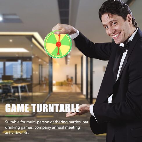 Toyvian Wheel Game Cart Wheels Turntable Prize Wheel DIY Blank Wall Prize Wheel Rotating Arrows Math for Carnival and Trade Show Win The Fortune Game Yellow Green Wheels Ticket in Saudi Arabia
