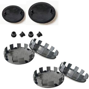 مجموعة شعارات مكونة من 7 قطع - ترقية شارة للسيارات الألمانية الفاخرة مع أغطية عجلات 68 مم، غطاء محرك 82 مم وشعارات صندوق السيارة 74 مم، شعار 45 مم، مناسبة تمامًا لسلسلة 3/5/6/7 وموديلات X (الذكرى الخمسين) in Kuwait