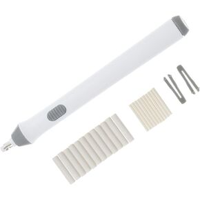 Gatuida Electric Eraser for Artists and Students Battery Typo Eraser for Sketching Painting Drafting and School Supplies White Stationery Tool in Saudi Arabia