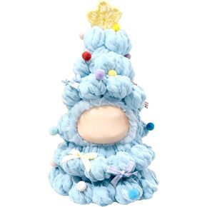 ملابس عيد الميلاد لدمية LABUBU مقاس 17 سم (بدون دمية)، ملابس شجرة عيد الميلاد قطعة واحدة مصنوعة يدويًا - كرات وأقواس، ملحقات عيد الميلاد لـ LABUBU، ملفوفة بشكل مثالي (أخضر) in Kuwait
