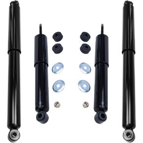 Detroit Axle - 2WD Front Rear Shock Absorbers for Ford 2011-2015 F-350 Super Duty, Shock Absorbers Assembly 2012 2013 2014 Replacement in Kuwait