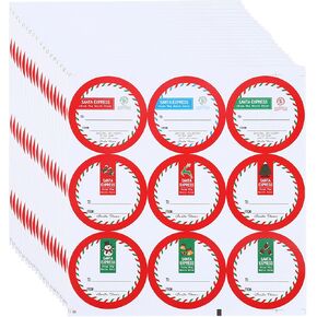 Christmas Gift Tags Stickers, 207 PCS Gift Tags for Christmas Presents, 24 Sheets Self Adhesive Xmas to from Name Tags Labels Stickers Holiday Present Label for Box Cards Envelope Xmas Gift Wrapping in Kuwait