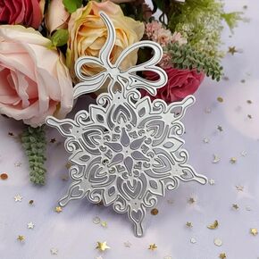 Cutting Dies Snowflake Decorative Metal Carbon Steel Embossing Cutting Die DIY Scrapbook Manual Die in Kuwait