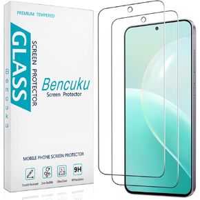 (عبوتان) مصممة لهاتف Samsung Galaxy S23 FE واقي شاشة من الزجاج المقوى، صلابة 9H، مضادة للخدش، خالية من الفقاعات، صديقة للحافظة in Kuwait