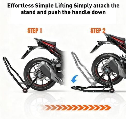 Motorcycle Stand Lift,850 lbs Capacity Motorcycle Stands Front and Rear Combo,Universal Wheel Lift Stand with U+L Adjustable Swingarm Spool for Most Honda,Yamaha,Ducati,Kawasaki,Suzuki,BMW in Saudi Arabia
