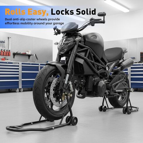 Motorcycle Stand Lift,850 lbs Capacity Motorcycle Stands Front and Rear Combo,Universal Wheel Lift Stand with U+L Adjustable Swingarm Spool for Most Honda,Yamaha,Ducati,Kawasaki,Suzuki,BMW in Saudi Arabia